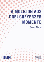 A Molejon aus drei Greyerzer Momente - Oscar Moret
