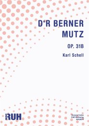 Dr Berner Mutz Op. 31b - Karl Schell