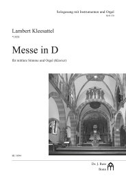 Messe in D - Lambert Kleesattel