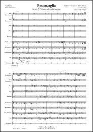 Passacaglia for two Trombones (from Il Primo Libro di...