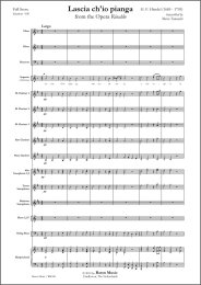 Lascia chio pianga (from the Opera Rinaldo) - Georg Friedrich  Händel - arr. Marco Tamanini