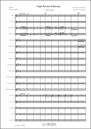 Eight Russian Folksongs  - Anatol Liadow - arr. Jos van de Braak