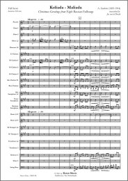 Koliada, Maliada (Christmas Greetings from Eight Russian Folksongs) - Anatol Liadow - arr. Jos van de Braak