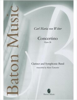 Concertino  (for Clarinet) - Carl Maria Weber, von - arr. Marco Tamanini