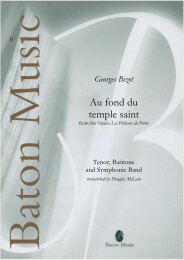 Au fond du temple saint (from the Opera Les...