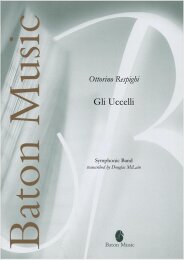 Gli Ucelli  - Ottorino Respighi - arr. Douglas McLain