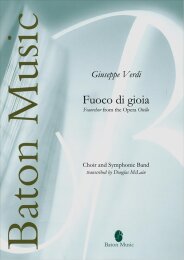 Fuoco di Gioia (Feuerchor from the Opera Otello) -...