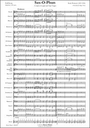 Sax-O-Phun (A study in Laugh and Slap Tongue) - Rudy Wiedoeft - arr. Roger Niese