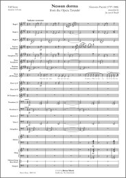 Nessun dorma (Fanfare) (from the Opera Turandot) -...