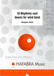 10 Rhythmic cool downs for wind band - Bourgeois, Derek