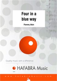 Four in a blue way - Flamme, Alain