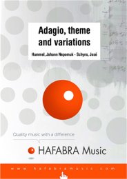 Adagio, theme and variations for Oboe and wind ... -...