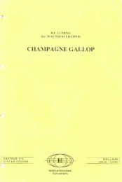 Champagne Gallop - Lumbye, Hans Christian - Kalischnig,...